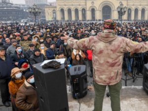 Paşinyana istefa tələbi ilə Yerevanda növbəti etiraz aksiyası